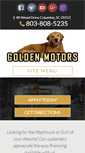 Mobile Screenshot of goldenmotorsonline.net